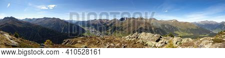 Davos Klosters Switzerland, Seehorn Peak, Swiss Beautiful Landscape Nature Panorama Picture