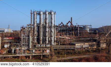 Old Factory Site In Germany - World Heritage Site - Aerial View