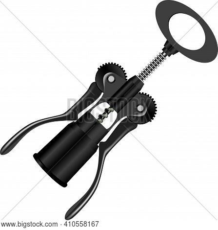 The Improved Corkscrew With A Screw Feed The Working Edge - Winged Corkscrew.