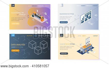 Industrial Internet Of Things 4ir Revolution, Ai, Iot. Modern Digital Technological Progress. Equipm