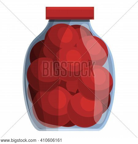 Tomatoes Marinades Icon. Cartoon Of Tomatoes Marinades Vector Icon For Web Design Isolated On White 