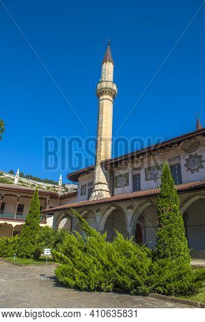 The Khan's Palace. It Was Built In The 16Th Century, Decorated In Traditional Crimean Tatar Style. L