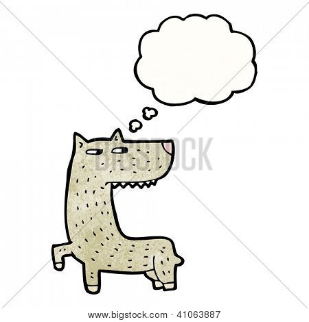 Lobo de dibujos animados