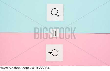 Gender Equality Sign Image & Photo (Free Trial) | Bigstock