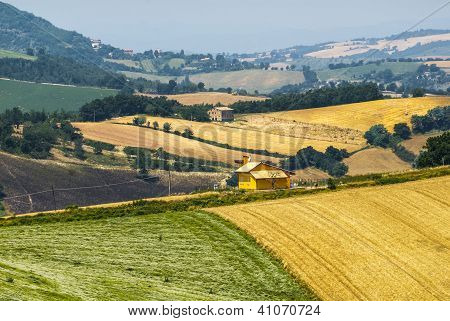 Marches landschap