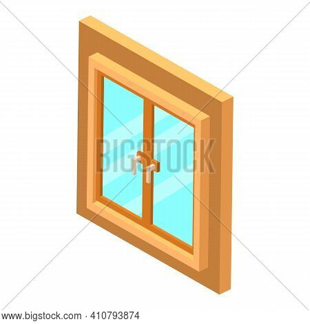 Modern Window Icon. Isometric Illustration Of Modern Window Vector Icon For Web