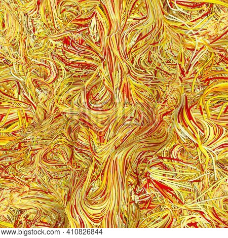 3d render of Swirl spline line abstract background. desktop wallpaper.