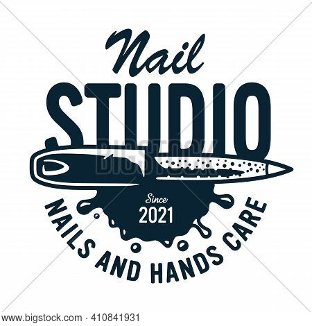Beauty Emblem With Manicure Nailfile For Nail Bar