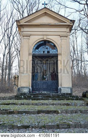 RADNA, ROMANIA, 27 FEBRUARY, 2021: Image of Maria Radna Franciscan Monastery in Arad, Romania                              