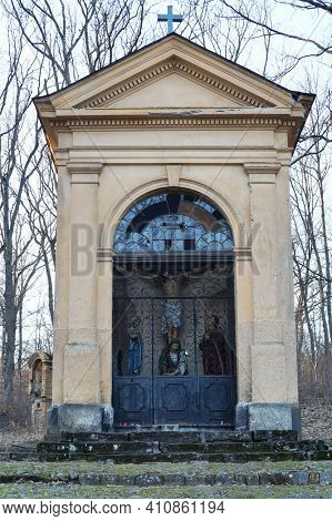 RADNA, ROMANIA, 27 FEBRUARY, 2021: Image of Maria Radna Franciscan Monastery in Arad, Romania                              