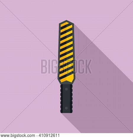 Security Metal Detector Icon. Flat Illustration Of Security Metal Detector Vector Icon For Web Desig