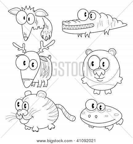 Cartoon eläimet