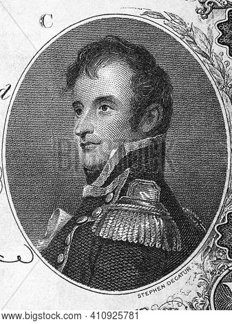 Stephen Decatur A Portrait From Old American Money
