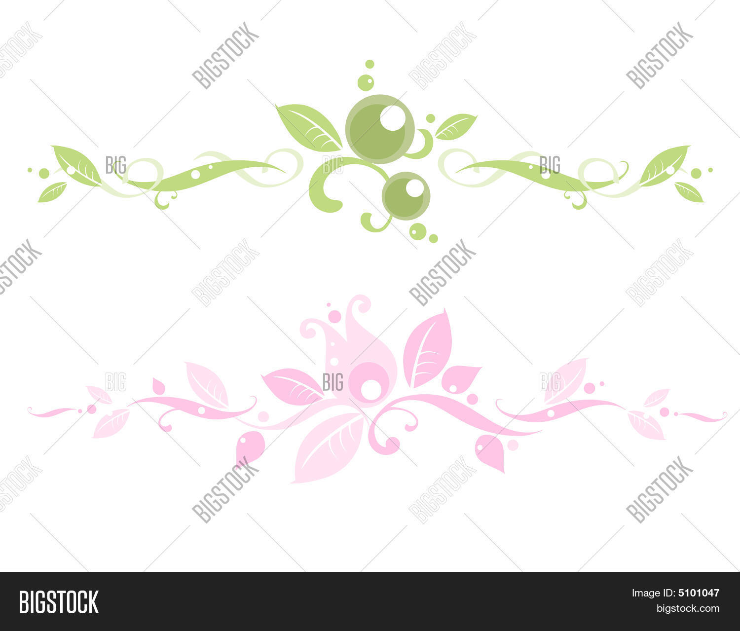 vector floral headers vector photo free trial bigstock floral headers