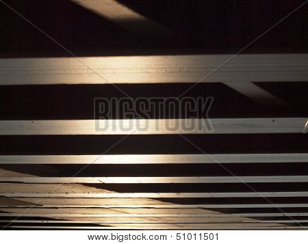 Bottom Of Wooden Bridge