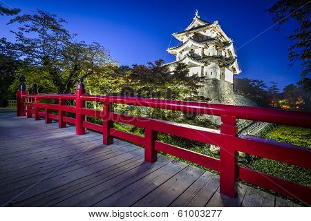 Hirosaki, Japan at Hirosaki Castle which dates from 1611.
