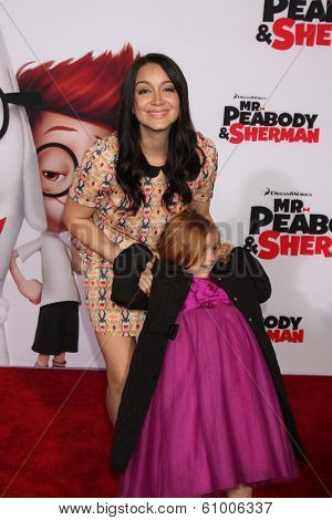 LOS ANGELES - MAR 5:  Shanelle Workman, daughter at the 