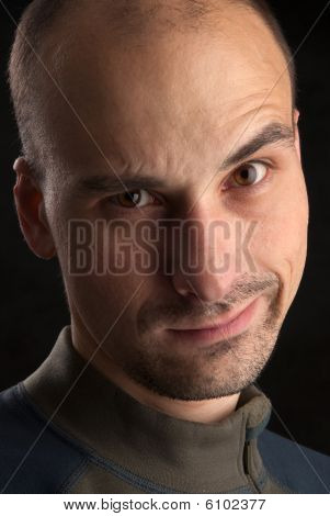 Portret van ontevreden jonge Man