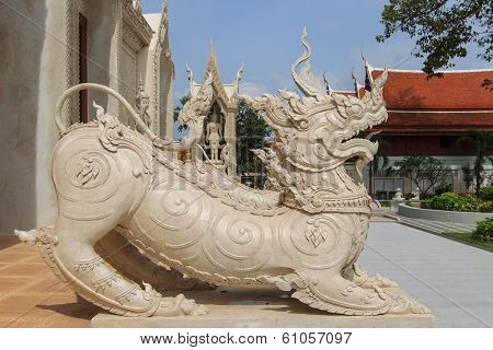 The Statue Of Singha In Thailand