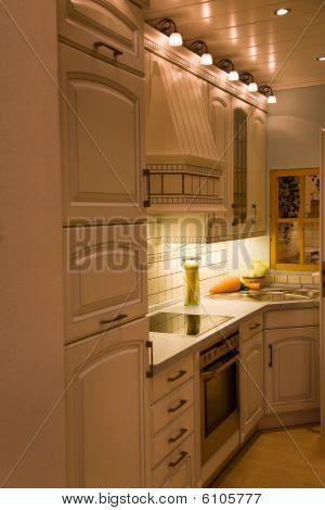Modern Kitchen Interior.