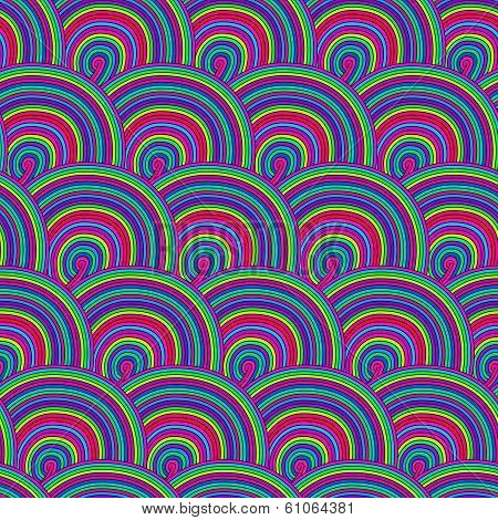 Seamless pattern with waves.
