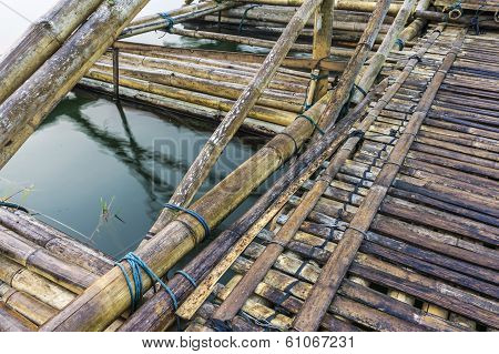 Bamboo Rafting Bridge