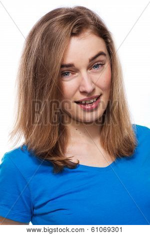 Young Woman With A Disbelieving Look