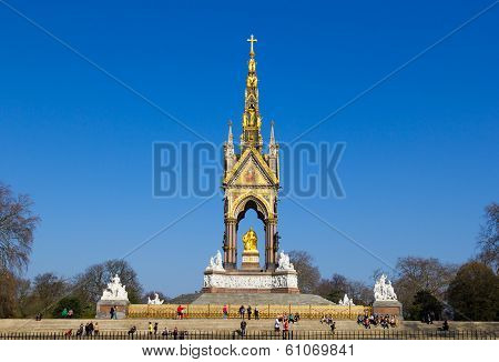 Albert Memorial During The Day