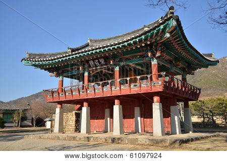 Korean Traditional Architecture Called Nakanru In Nakan Old Town