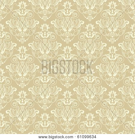 Damask seamless pattern