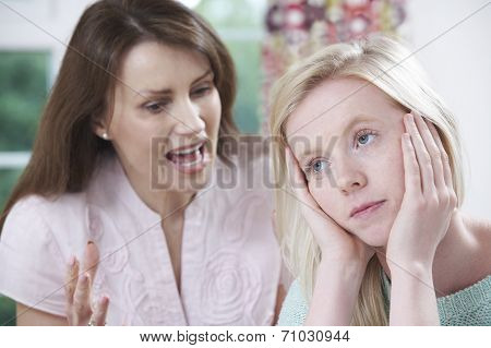 Mother Arguing With Teenage Daughter