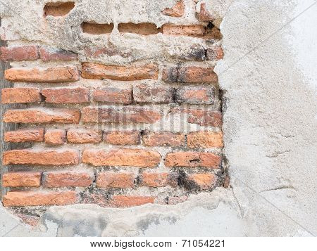 Old Red Brick Wall
