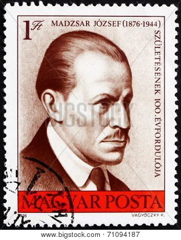Postage Stamp Hungary 1976 Jozsef Madzsar, Physician