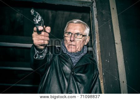 Dangerous Senior With A Gun