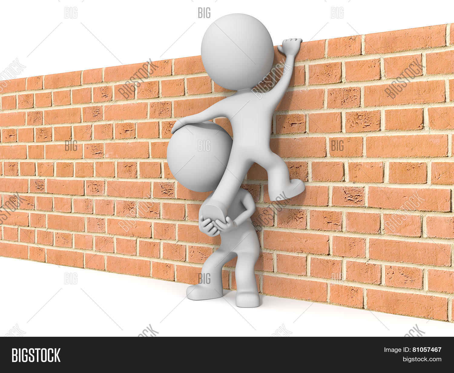 Человек лезет через стену. Человечки на стене. Wall is over. Thief climbing over the wall. Человечки на стене.