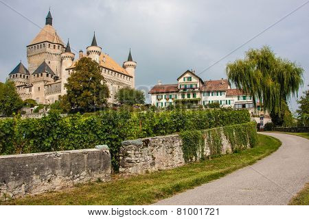 rural landscape in Switzerland