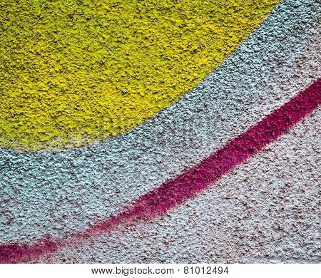 Abstract Sprayed Plaster
