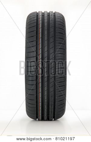 modern summer sports car tire