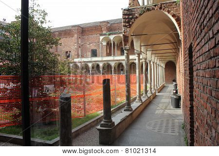 University Of Milan Courtyard