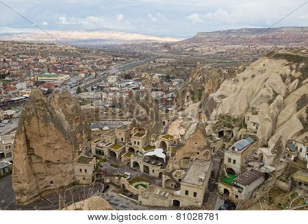 Town Goreme In Cappadocia, Turkey