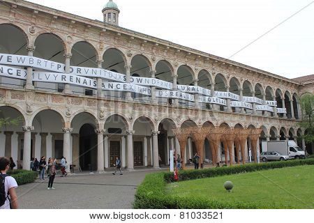 University Of Milan Courtyard