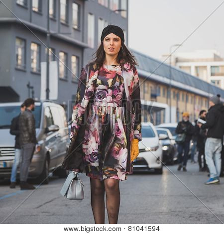 People Outside Dirk Bikkembergs Fashion Show Building For Milan Men's Fashion Week 2015