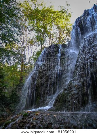 Waterfalls At Monasterio De Piedra, Zaragoza, Aragon, Spain