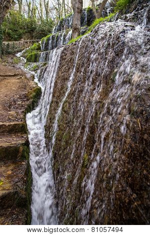 Waterfalls At Monasterio De Piedra, Zaragoza, Aragon, Spain
