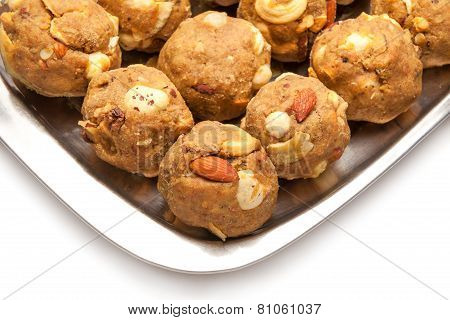 Indian homemade sweet laddoo