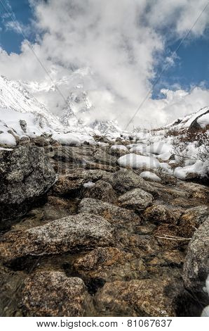Himalayas Near Kanchenjunga