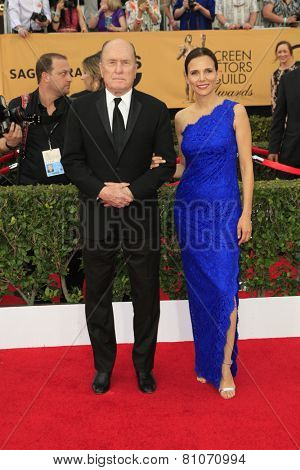 LOS ANGELES - JAN 25:  Robert Duvall, Luciana Duvall at the 2015 Screen Actor Guild Awards at the Shrine Auditorium on January 25, 2015 in Los Angeles, CA