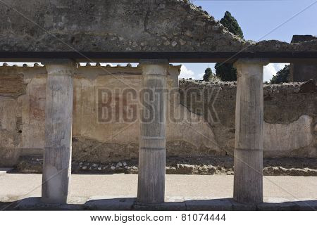 Stabian Thermal Baths Complex In Pompei