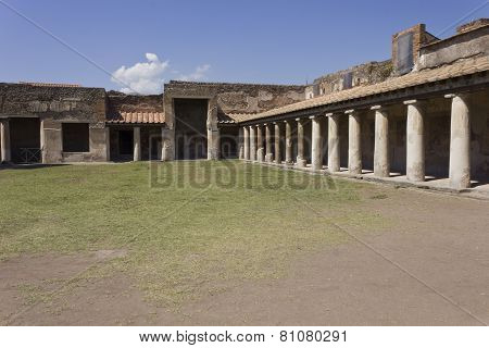 Stabian Thermal Baths Complex In Pompei
