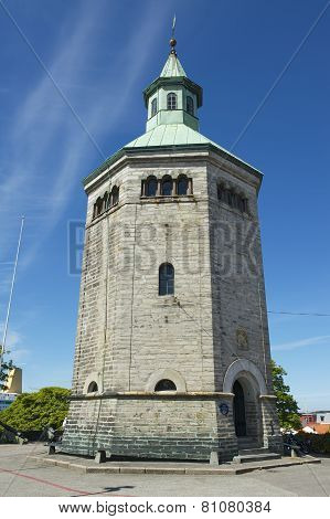 Exterior of the Valberg tower in Stavange,r Norway.